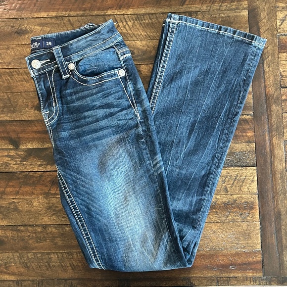Miss Me Boot Cut Jeans 26 - Picture 1 of 12